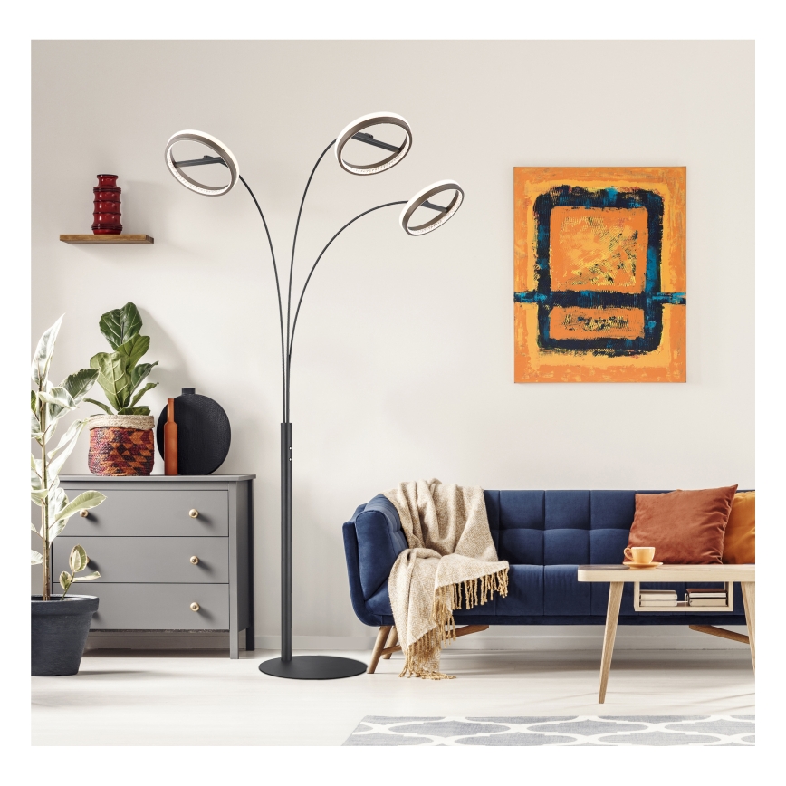 Globo - Lampadaire sur pied LED tactile dimmable/48W/230V 3000/4000/6000K