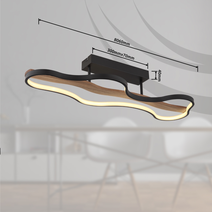 Globo - Plafonnier LED LED/30W/230V