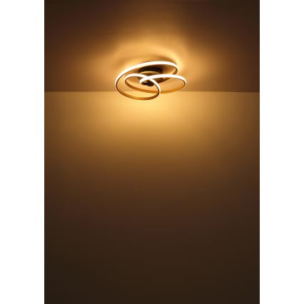 Globo - Plafonnier LED/40W/230V 3000K doré/noir