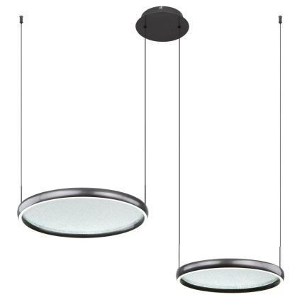 Globo - Suspension filaire à intensité variable LED/50W/230V 2700-6000K noir + Télécommande
