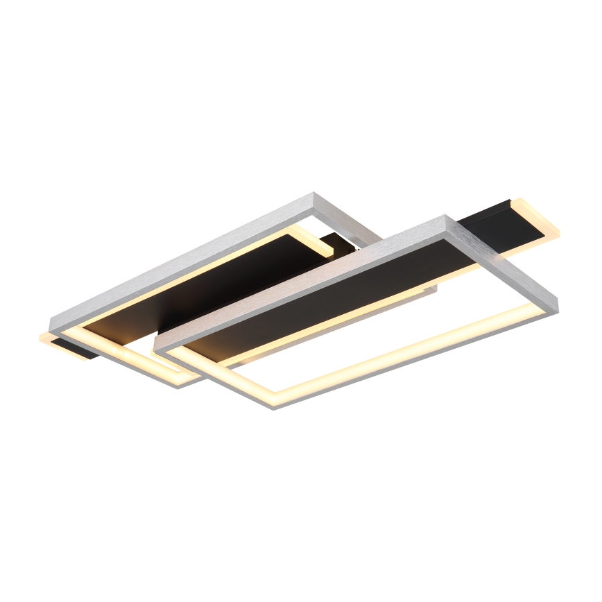 Globo - Plafonnier LED/40W/230V 62x27 cm chrome mat/noir