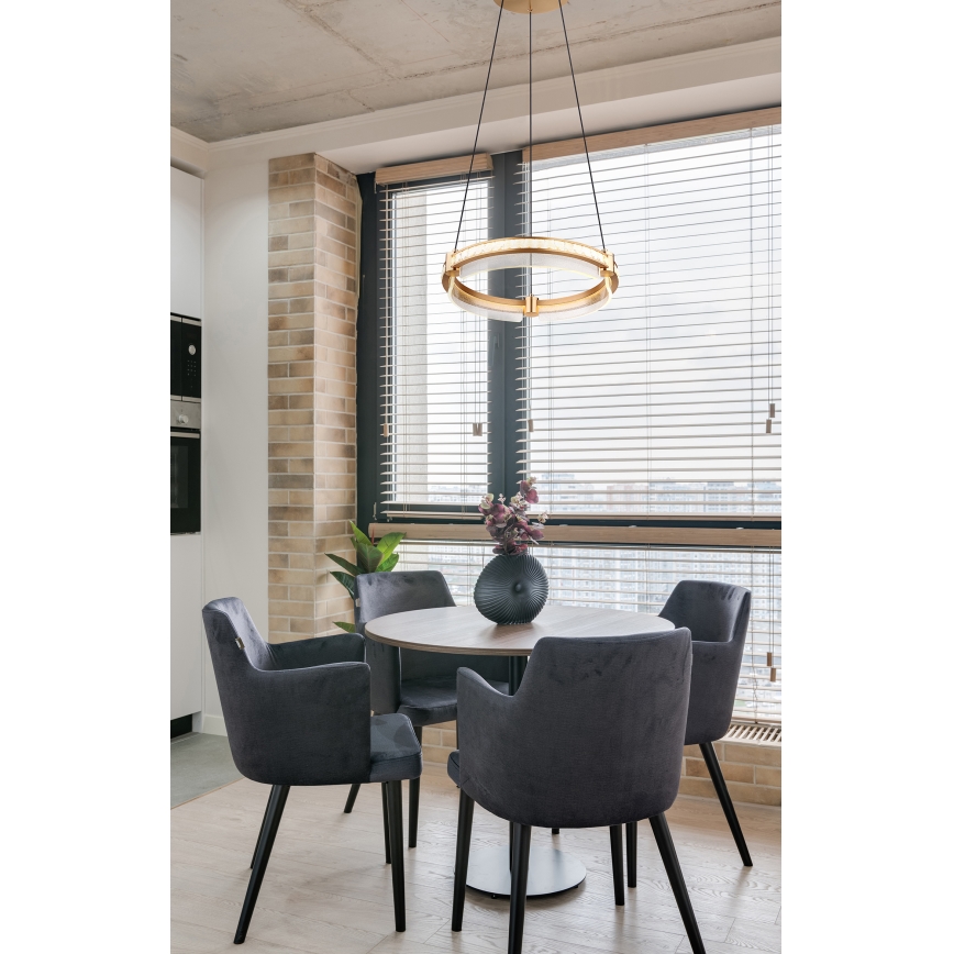 Globo - Suspension filaire en cristal à intensité variable LED/36W/230V 2700K-6000K + télécommande