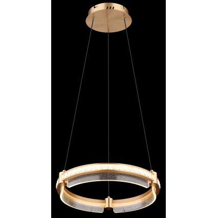 Globo - Suspension filaire en cristal à intensité variable LED/36W/230V 2700K-6000K + télécommande