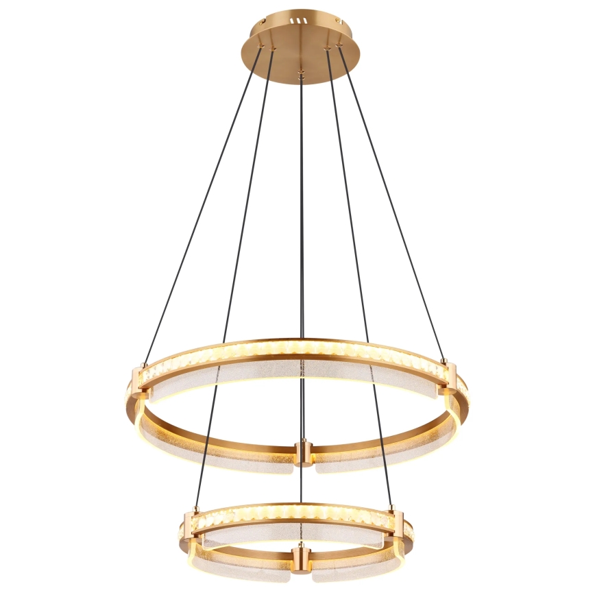 Globo - Suspension filaire en cristal à intensité variable LED/78W/230V 2700K-6000K + télécommande