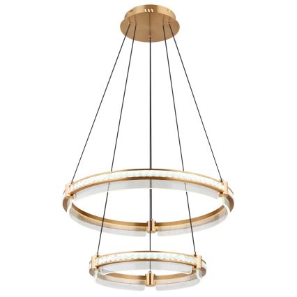 Globo - Suspension filaire en cristal à intensité variable LED/78W/230V 2700K-6000K + télécommande