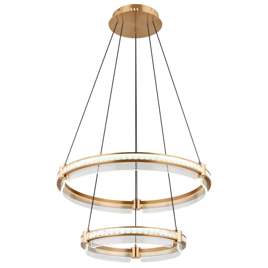 Globo - Suspension filaire en cristal à intensité variable LED/78W/230V 2700K-6000K + télécommande