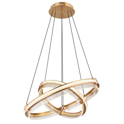 Globo - Suspension filaire en cristal à intensité variable LED/78W/230V 2700K-6000K + télécommande