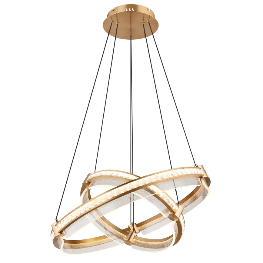 Globo - Suspension filaire en cristal à intensité variable LED/78W/230V 2700K-6000K + télécommande