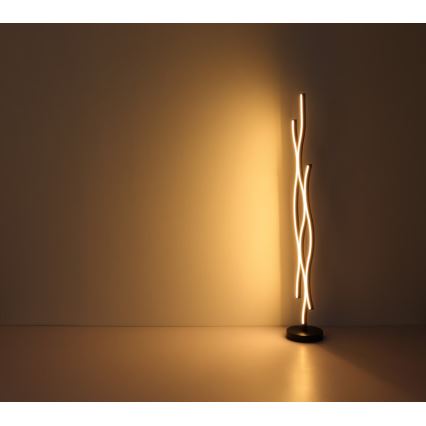 Globo - Lampadaire LED/28W/230V 3000K noir