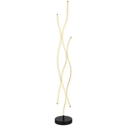 Globo - Lampadaire LED/28W/230V 3000K noir/doré