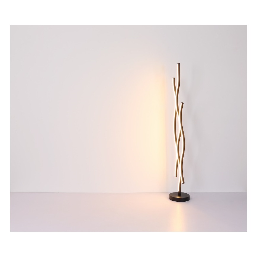 Globo - Lampadaire LED/28W/230V 3000K noir/doré
