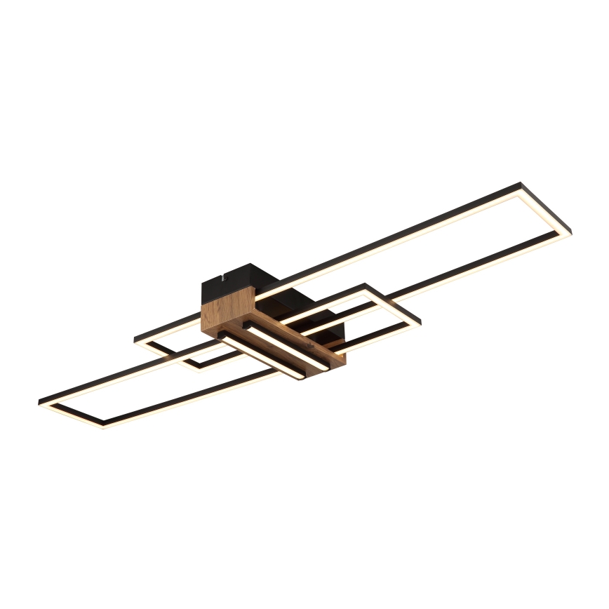 Globo - Plafonnier LED/40W/230V 3000K 25x100 cm noir