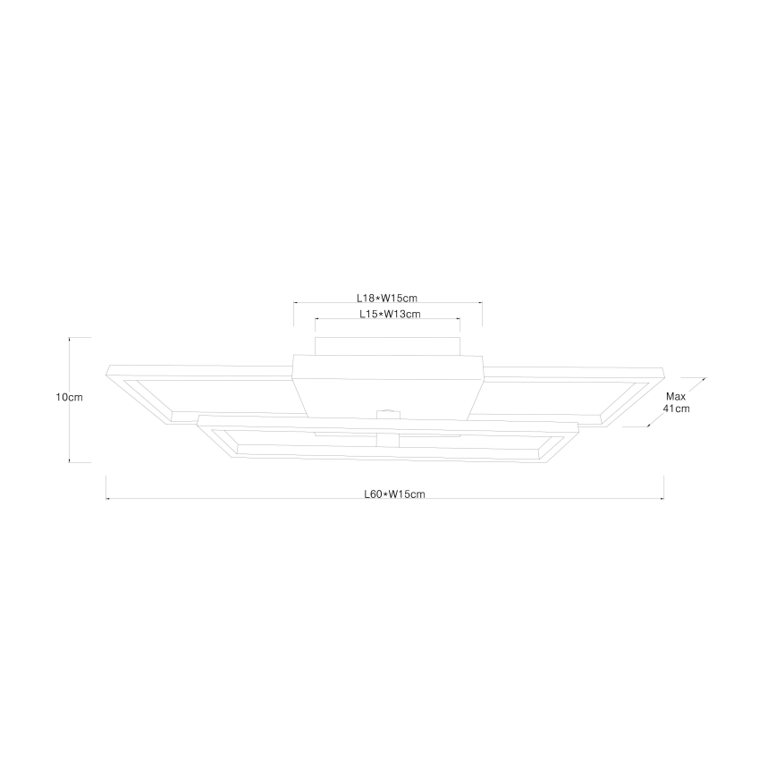 Globo - Plafonnier LED/18W/230V