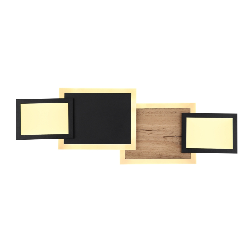 Globo 67279-30 - Plafonnier LED CAROLINE LED/30W/230V 25x71,5 cm beige/noir