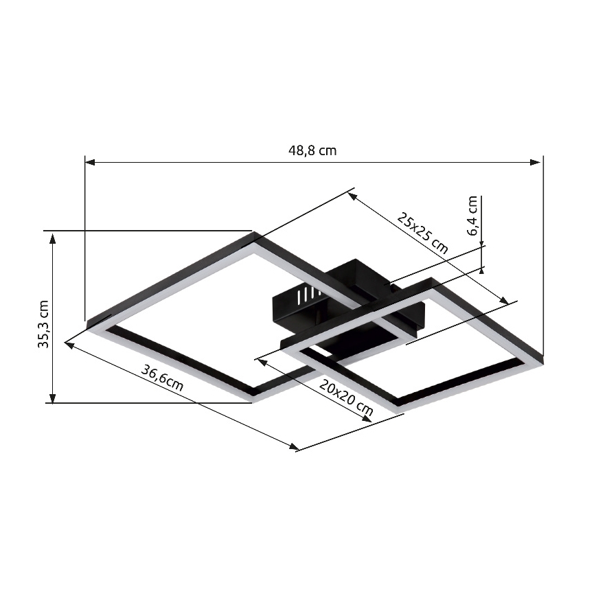 Globo - Plafonnier LED/20W/230V 3000K