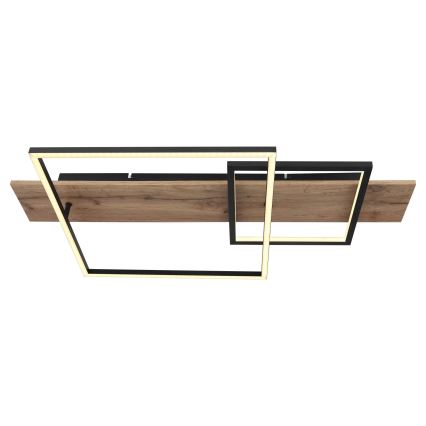 Globo 67289D1 - Plafonnier LED VANNI LED/24W/230V 40x75 cm marron/noir