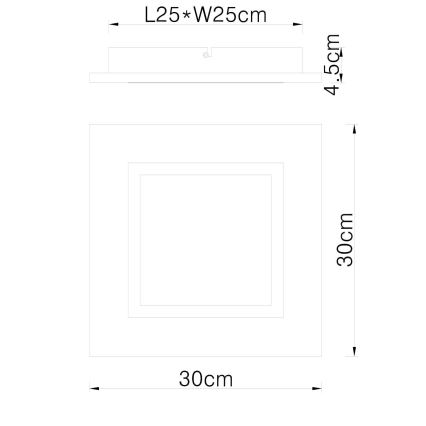 Globo - Plafonnier LED LED/12W/230V