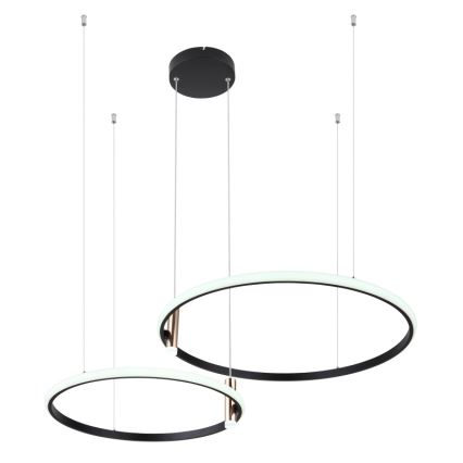 Globo - Suspension filaire à intensité variable LED/55W/230V 2700-6000K noir + Télécommande