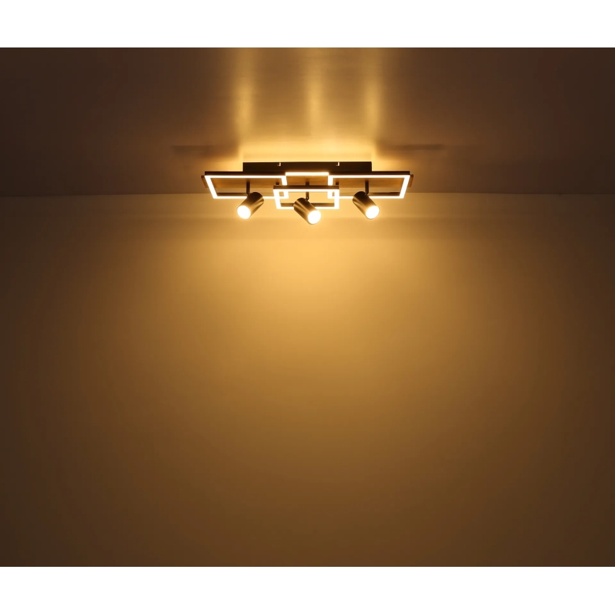 Globo - Plafonnier LED/48W/230V + 3xGU10/5W 3000K 27x72 cm