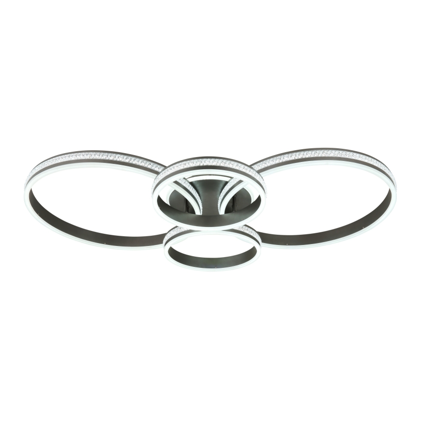 Globo - Plafonnier LED/39W/230V 2700/4500/6500K 106x60 cm anthracite