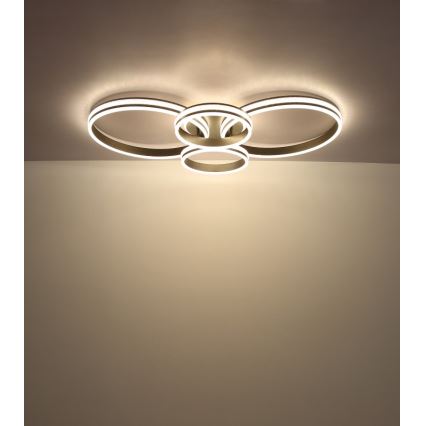 Globo - Plafonnier LED/39W/230V 2700/4500/6500K 106x60 cm anthracite