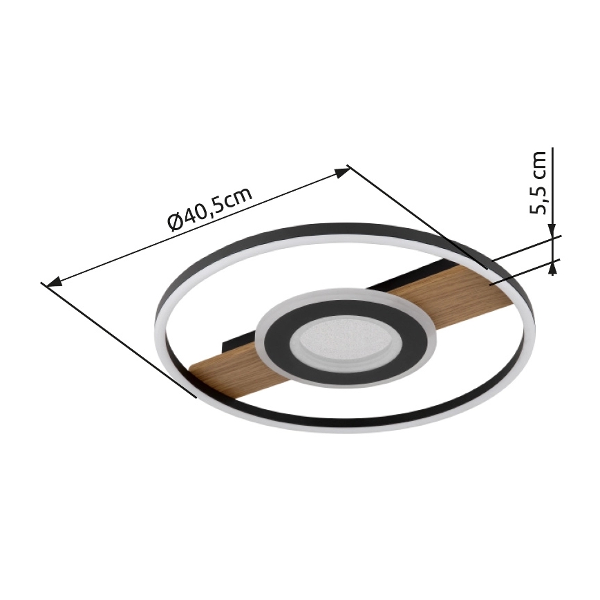 Globo - Plafonnier LED/24W/230V