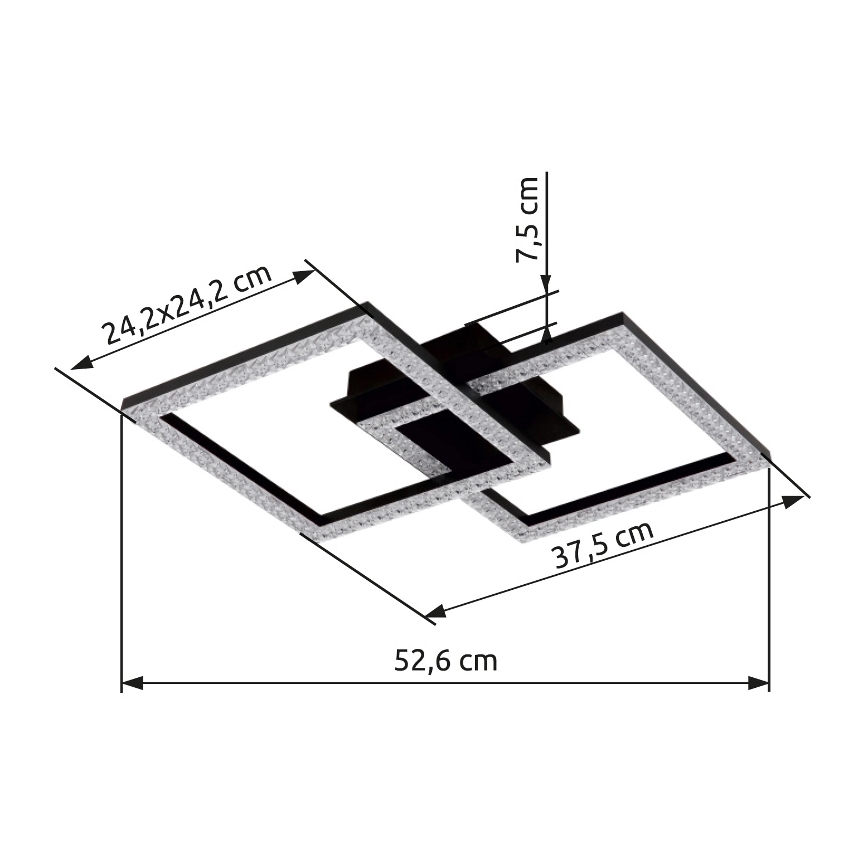 Globo - Plafonnier LED/20W/230V