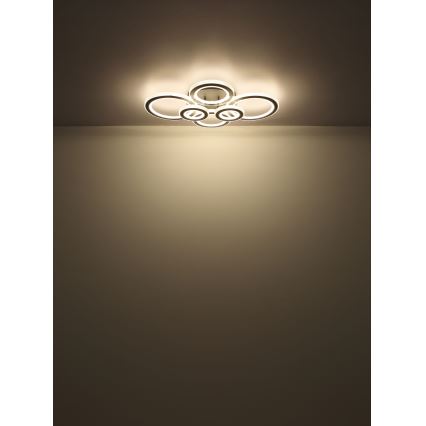 Globo - Plafonnier à intensité variable LED/60W/230V 2700-6000K 56x78 cm anthracite + Télécommande