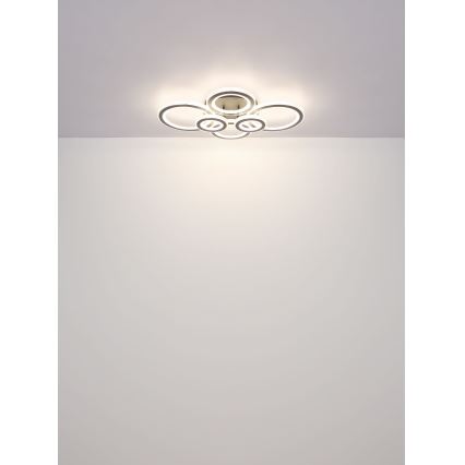 Globo - Plafonnier à intensité variable LED/60W/230V 2700-6000K 56x78 cm anthracite + Télécommande