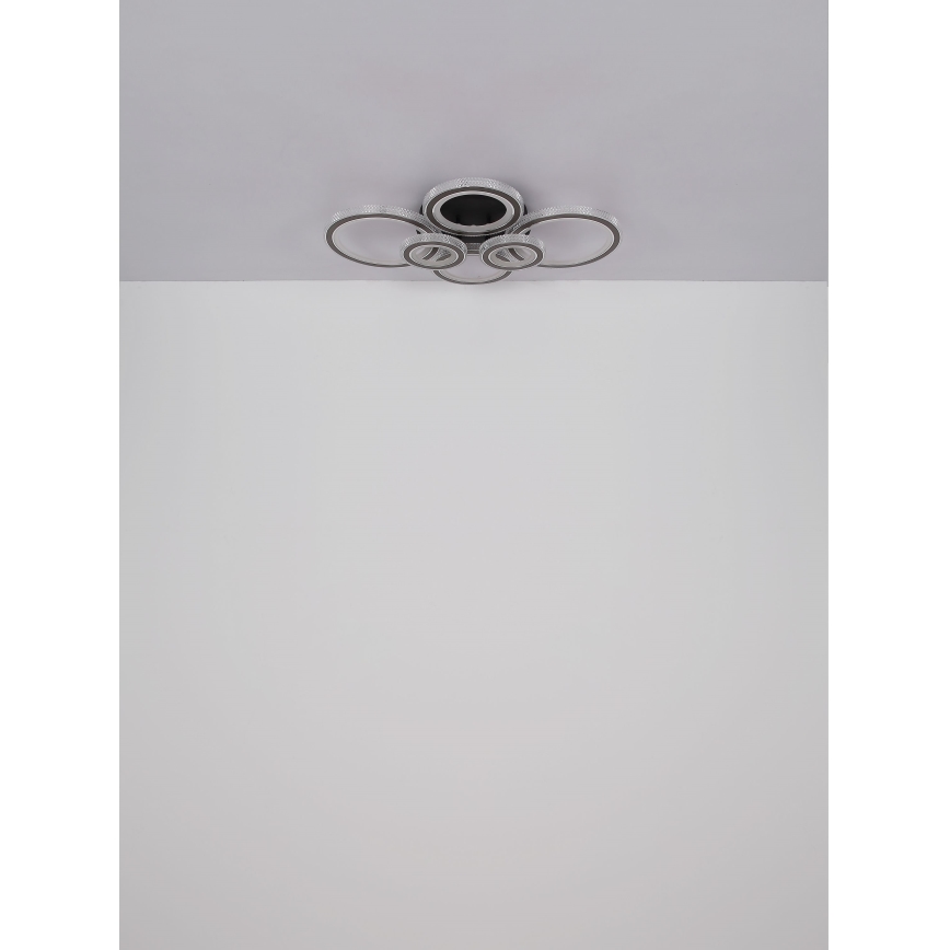 Globo - Plafonnier à intensité variable LED/60W/230V 2700-6000K 56x78 cm anthracite + Télécommande