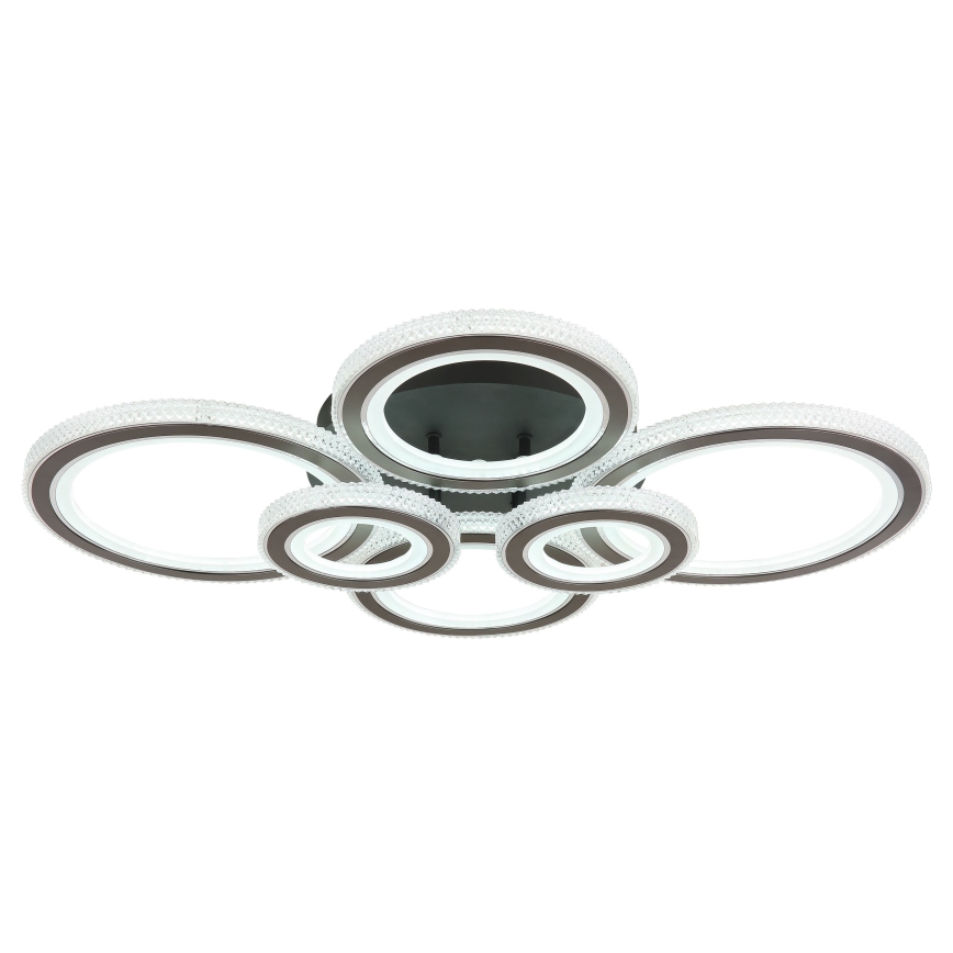 Globo - Plafonnier à intensité variable LED/60W/230V 2700-6000K 56x78 cm anthracite + Télécommande