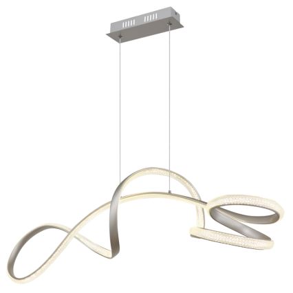 Globo - Suspension filaire LED/40W/230V chrome mat
