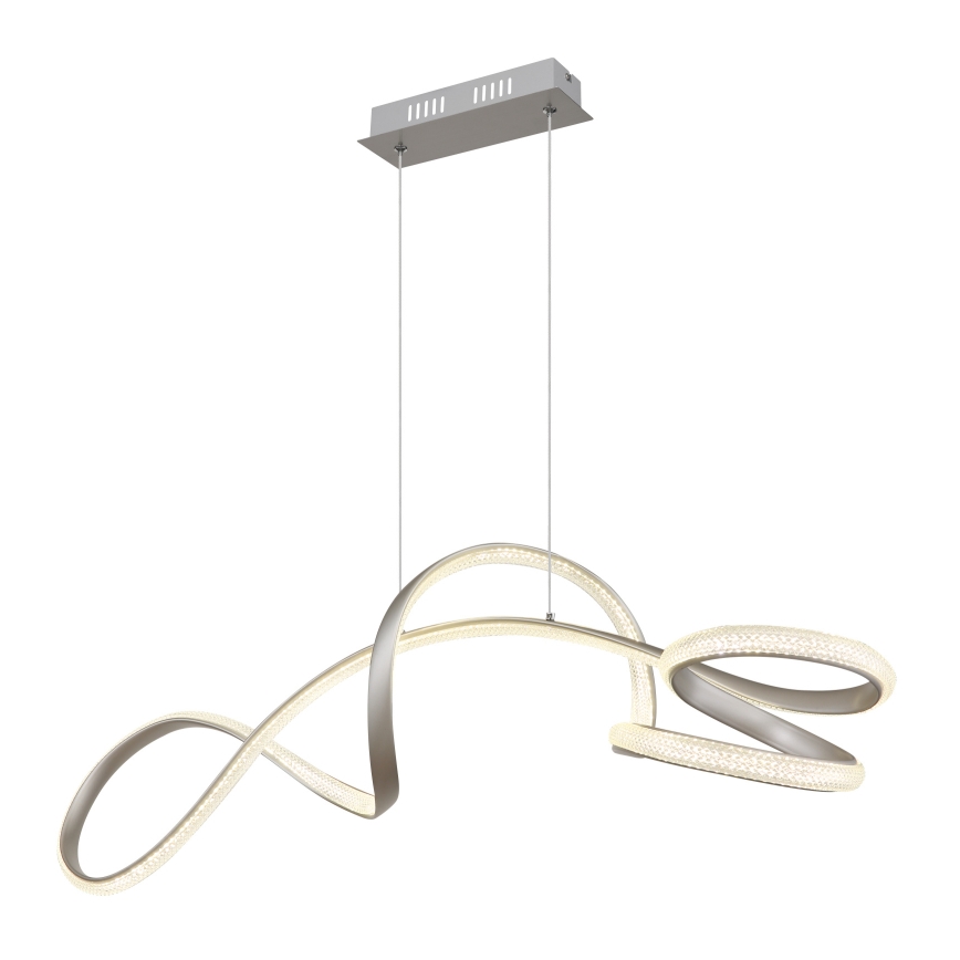 Globo - Suspension filaire LED/40W/230V chrome mat