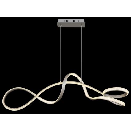 Globo - Suspension filaire LED/40W/230V chrome mat