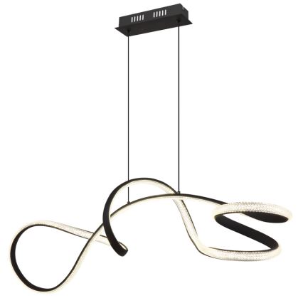 Globo - Suspension filaire LED/40W/230V noir