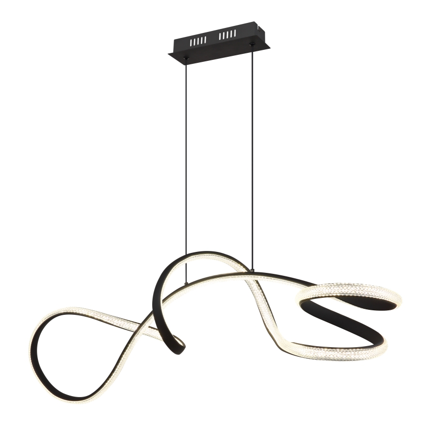 Globo - Suspension filaire LED/40W/230V noir