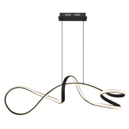 Globo - Suspension filaire LED/40W/230V noir
