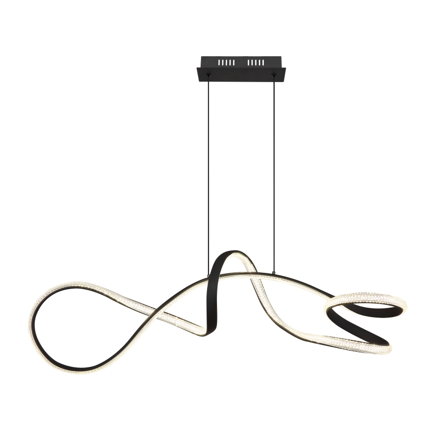 Globo - Suspension filaire LED/40W/230V noir
