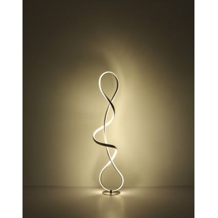 Globo - Lampadaire LED/36W/230V chrome mat