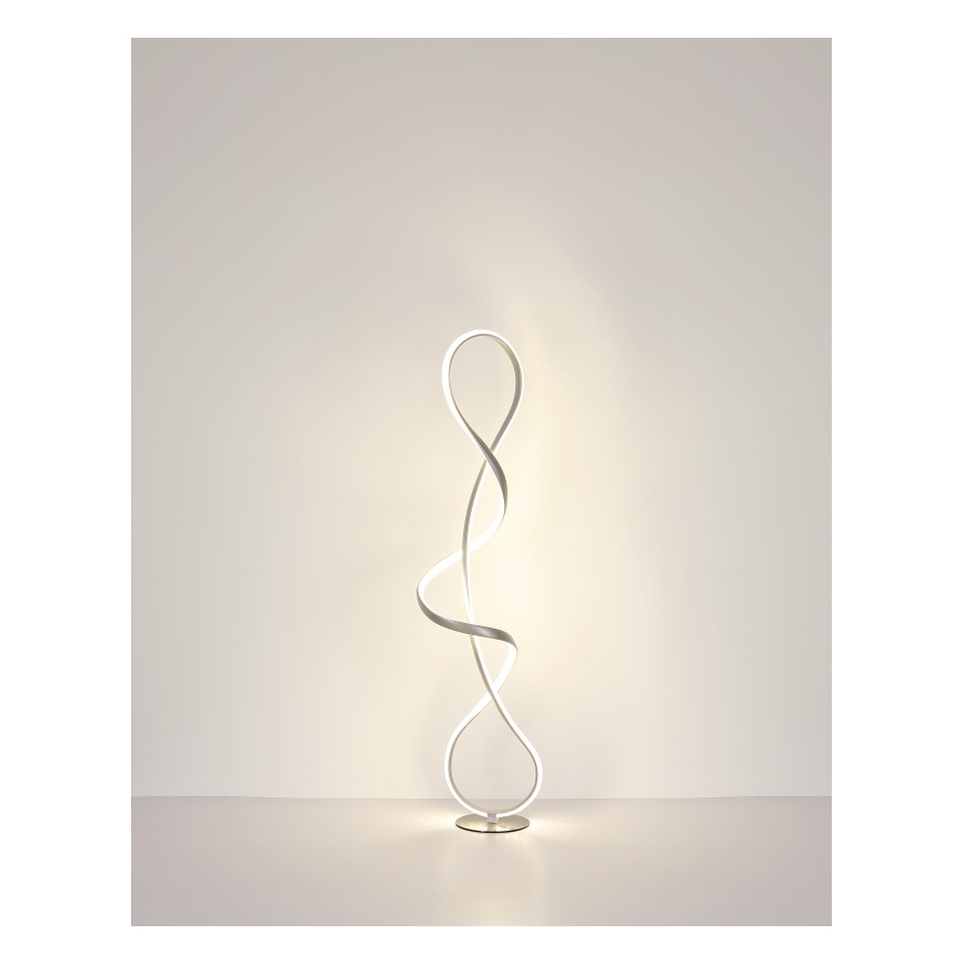 Globo - Lampadaire LED/36W/230V chrome mat