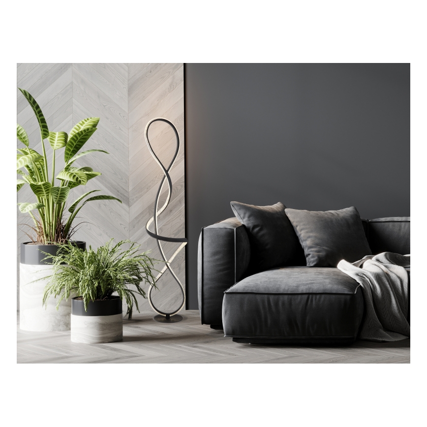 Globo - Lampadaire LED/36W/230V noir