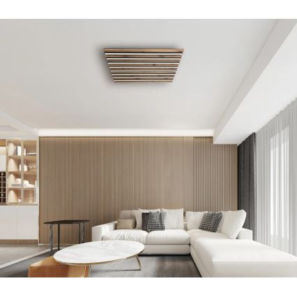 Globo - Plafonnier LED dimmable LED/40W/230V 2700-6000K 60x60 cm + télécommande
