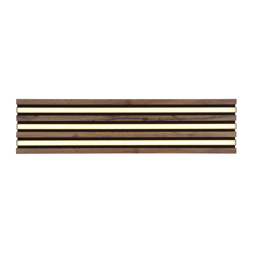 Globo - Plafonnier LED/30W/230V 3000K 80x20 cm bois
