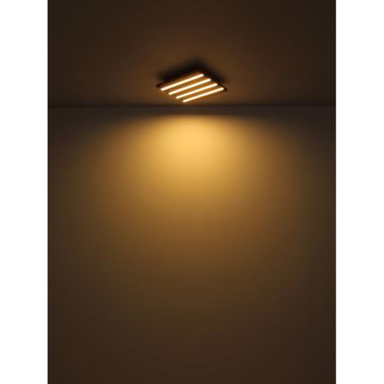 Globo - Plafonnier LED/30W/230V 3000K 80x20 cm bois