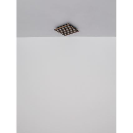 Globo - Plafonnier LED/30W/230V 3000K 80x20 cm bois