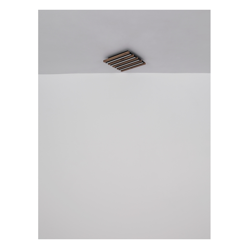 Globo - Plafonnier LED/30W/230V 3000K 80x20 cm bois