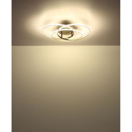 Globo - Plafonnier LED/40W/230V 4000K d. 45,6 cm chrome mat