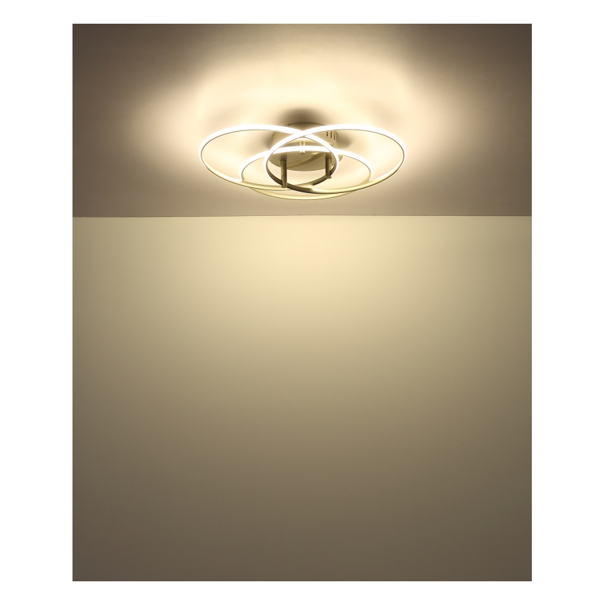 Globo - Plafonnier LED/40W/230V 4000K d. 45,6 cm chrome mat