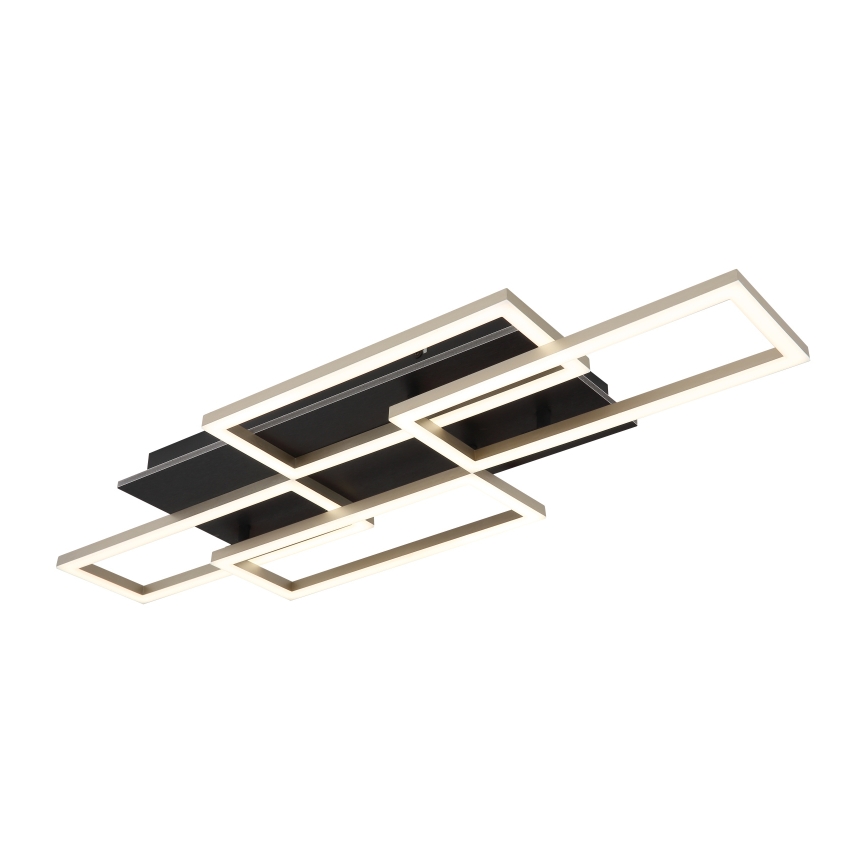 Globo - Plafonnier LED dimmable LED/40W/230V 2700-6500K 32,5x87,5 cm noir + télécommande