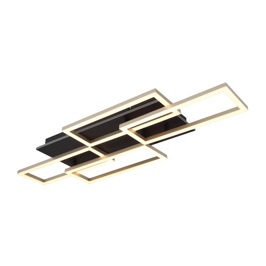 Globo - Plafonnier LED dimmable LED/40W/230V 2700-6500K 32,5x87,5 cm noir + télécommande